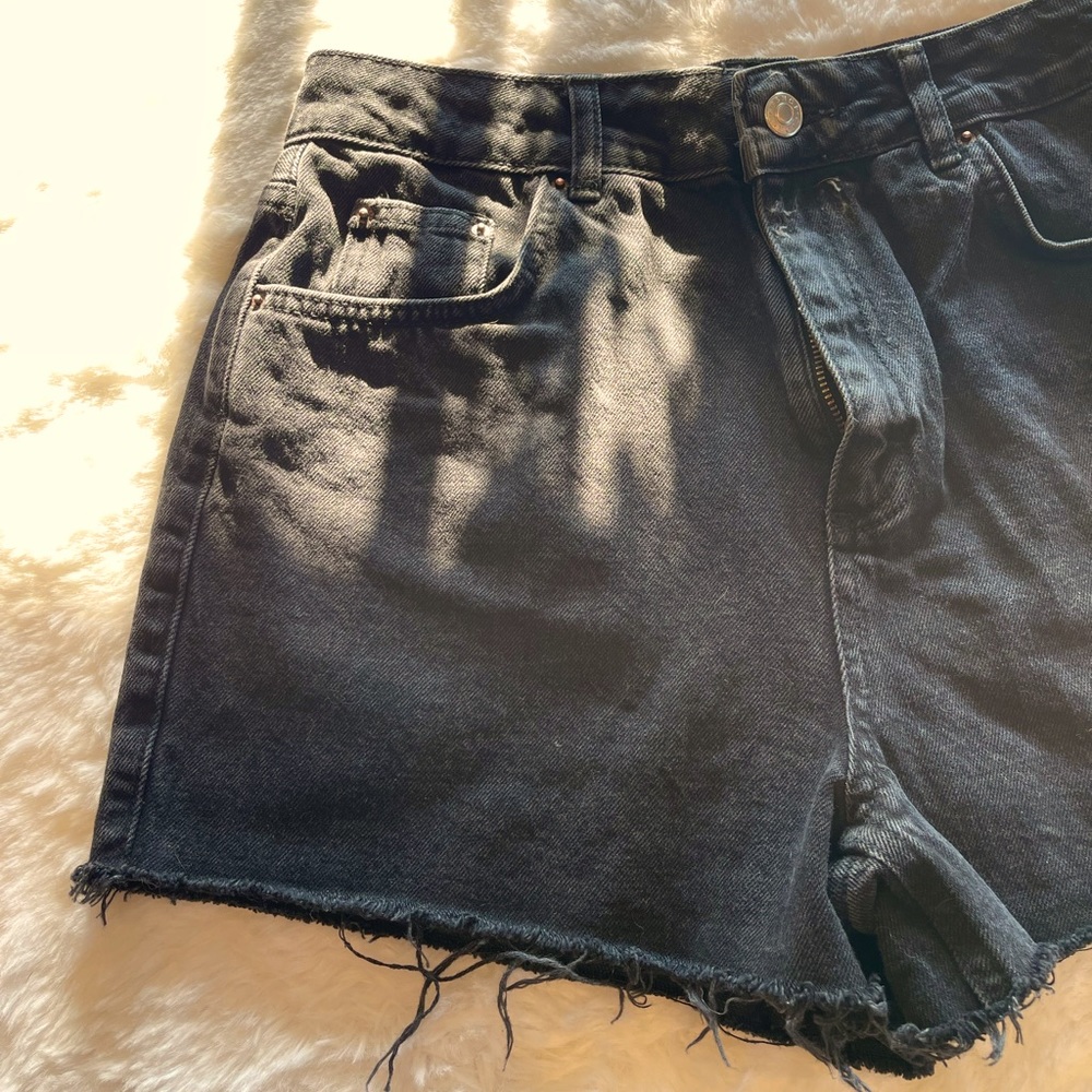 Topshop Moto Mom Jean Shorts